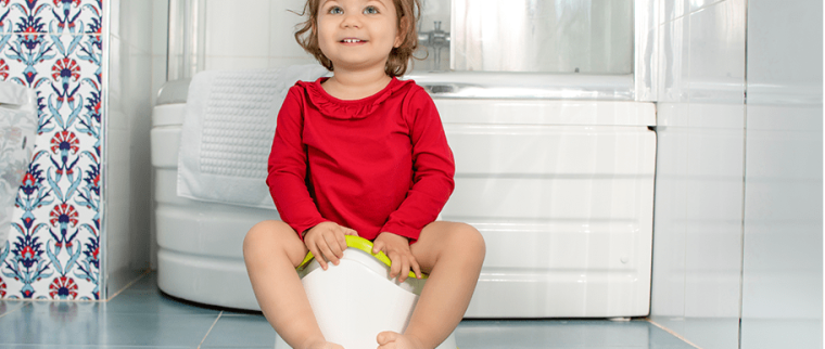 enfant sur le pot